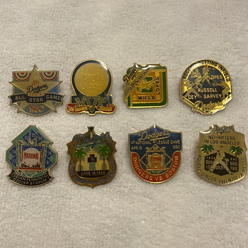 Dodgers Commemorative pins